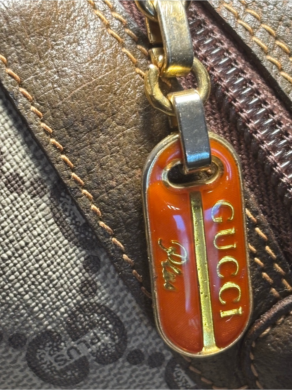 RARE Authentic Vintage Gucci Plus Boston Bag & Pristine Matching Wallet - Picture 11 of 13